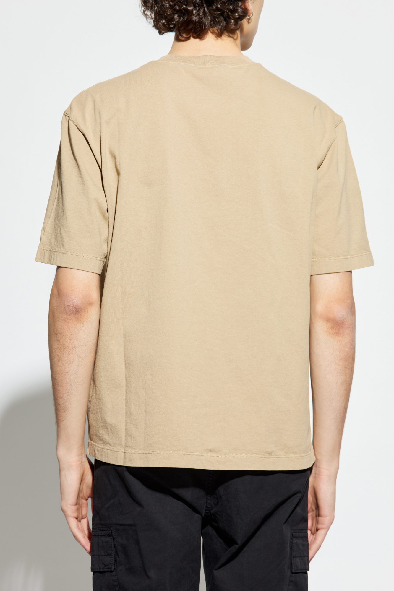 Tシャツ・カットソー STONE  Men T Shirts K1S152100034S0115 V0094 Beige Beige T-shirt with logo Stone Island - Vitkac AS